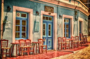 Fassade einer Taverne